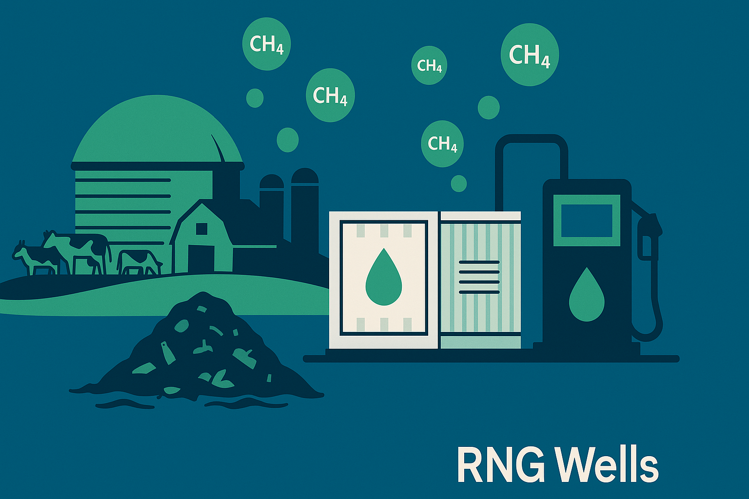 Biogas Acts as Renewable Natural Gas Wells